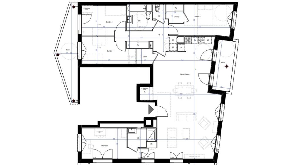 Vente Appartement 5 pièces