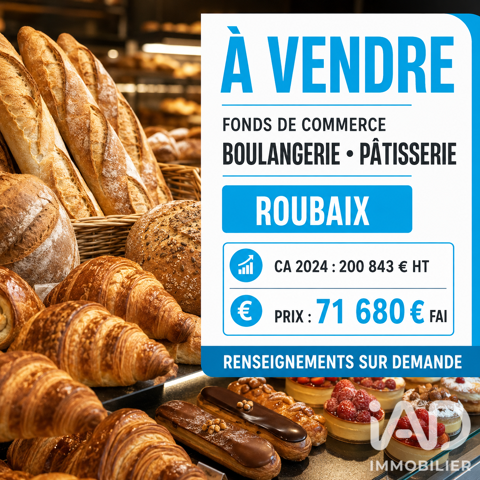   Vente Boulangerie, Pâtisserie 200 m&sup2; 