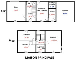  Maison à vendre 6 pièces 168 m²
