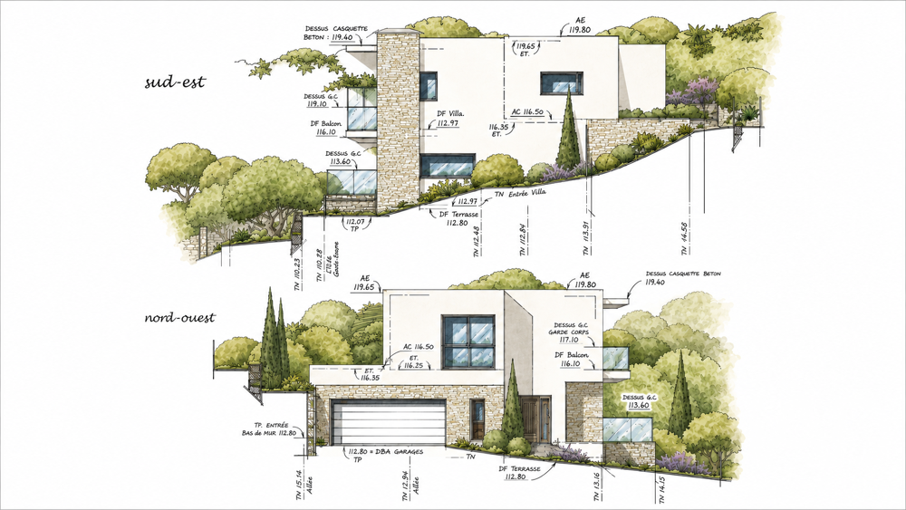 Vente Terrain Vente Terrain à bâtir 864 m&sup2; Le cannet