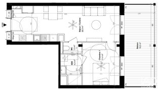  Appartement à vendre 2 pièces 45 m²