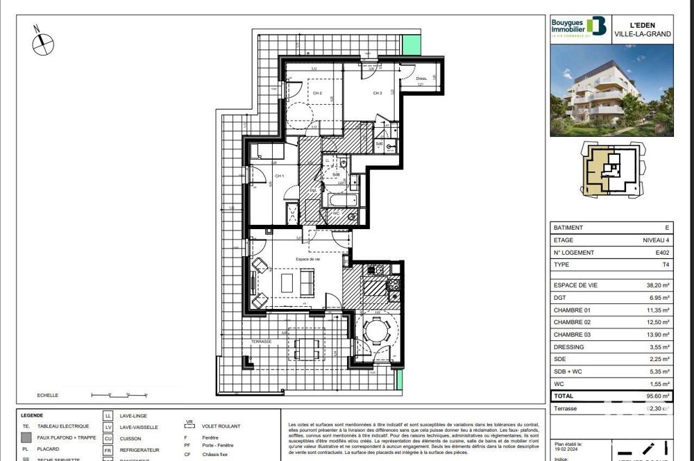 Vente Appartement 4 pièces
