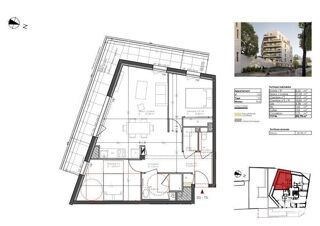  Appartement à vendre 3 pièces 65 m²