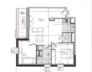  Appartement à vendre 3 pièces 60 m²