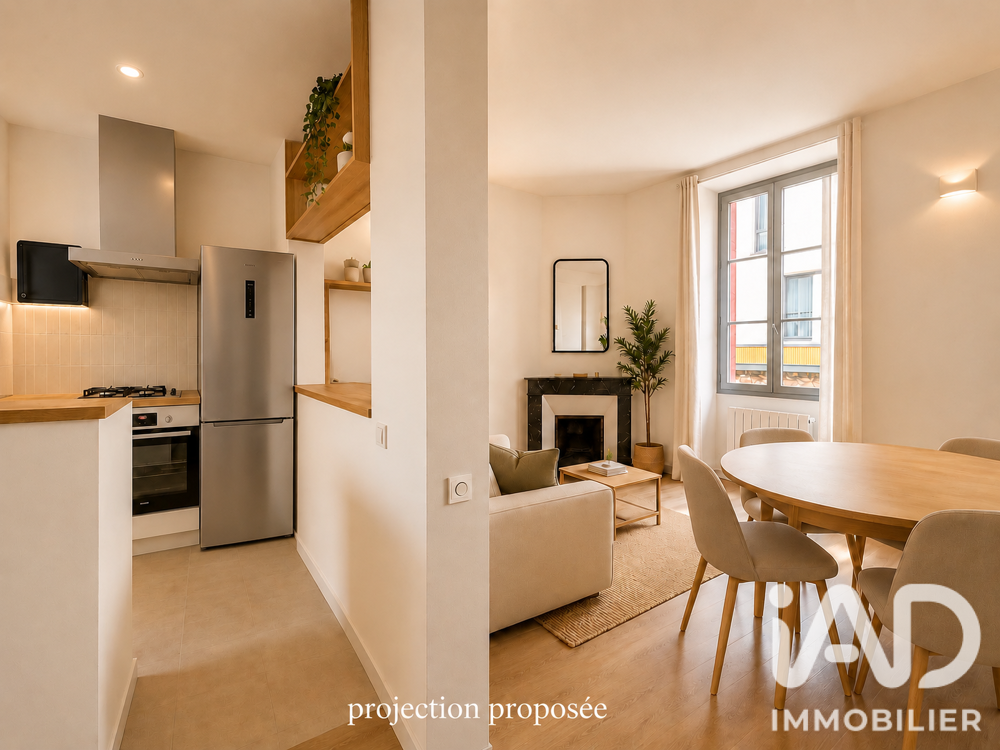 vente Appartement - 2 pièce(s) - 44 m² Pau (64000)