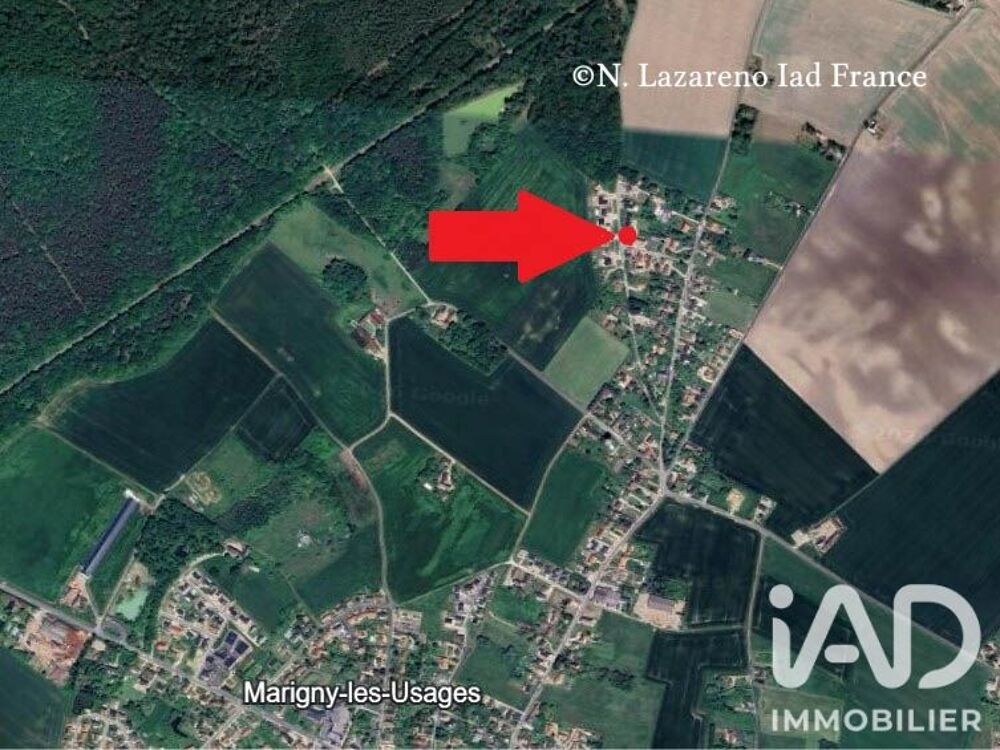 Vente Terrain Vente Terrain à bâtir 713 m&sup2; Marigny-les-usages