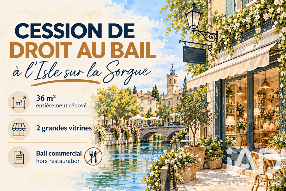   Vente Local commercial 36 m&sup2; 