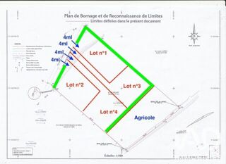 Vente Terrain Vente Terrain à bâtir 2 318 m&sup2; Lafitte-vigordane