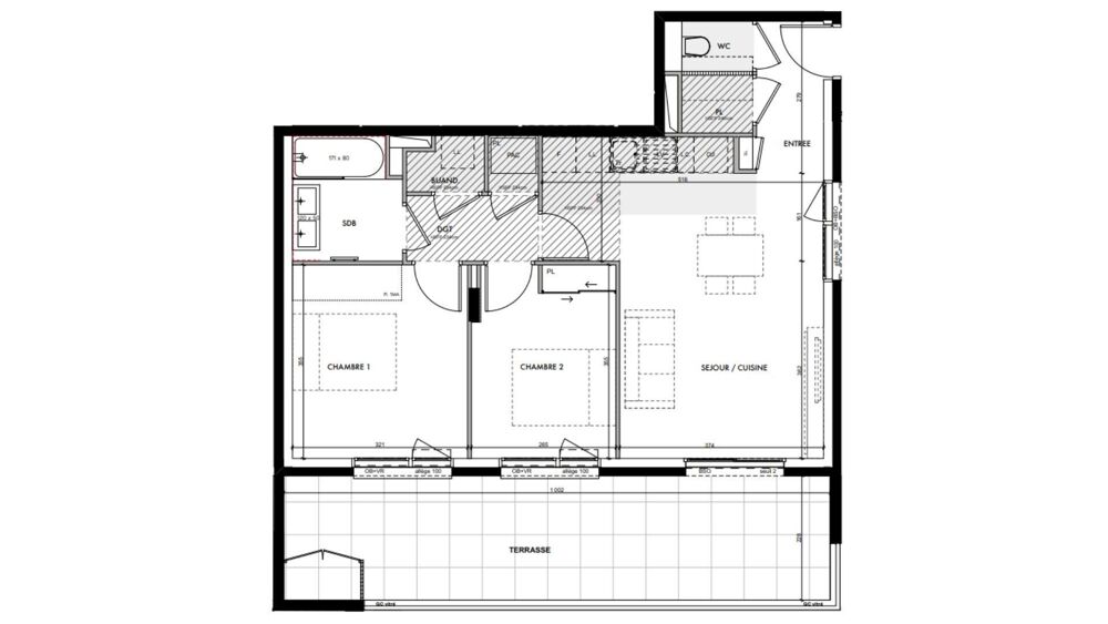 Vente Appartement 3 pièces