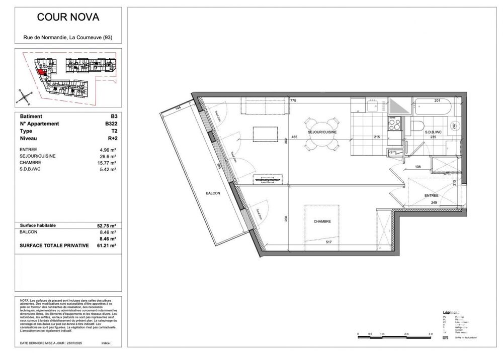Vente Appartement 2 pièces