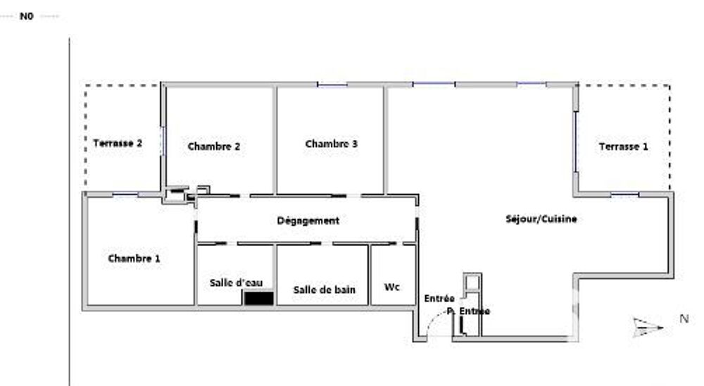 vente Appartement - 4 pièce(s) - 90 m² Neuilly-sur-Marne (93330)