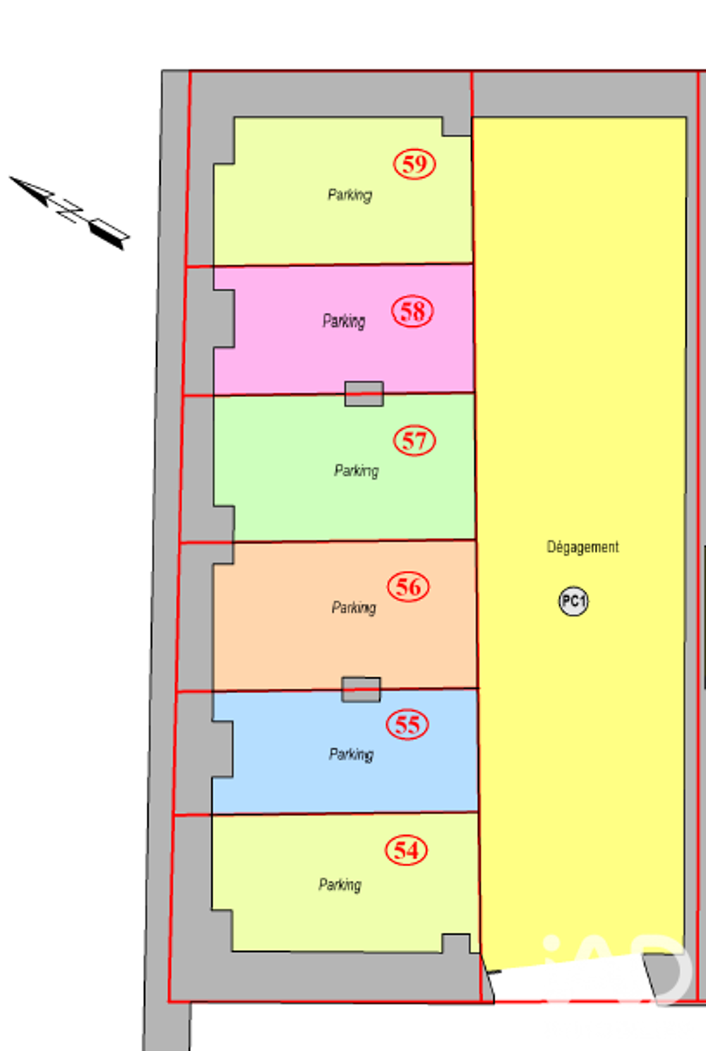Vente Parking/Garage Vente Parking 60 m&sup2; Metz