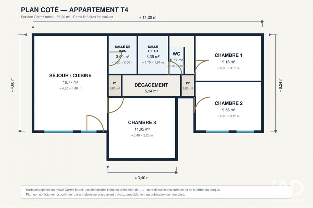 Vente Appartement 4 pièces