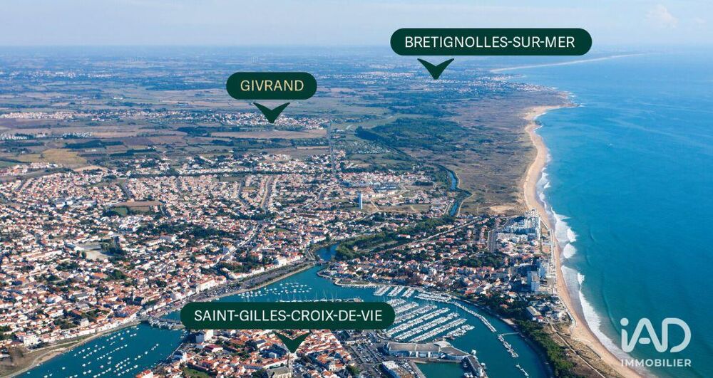 Vente Terrain Vente Terrain 318 m&sup2; Givrand