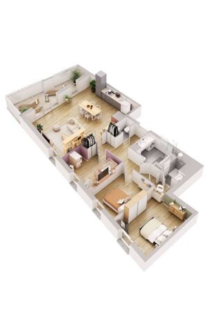  Appartement à vendre 4 pièces 85 m²