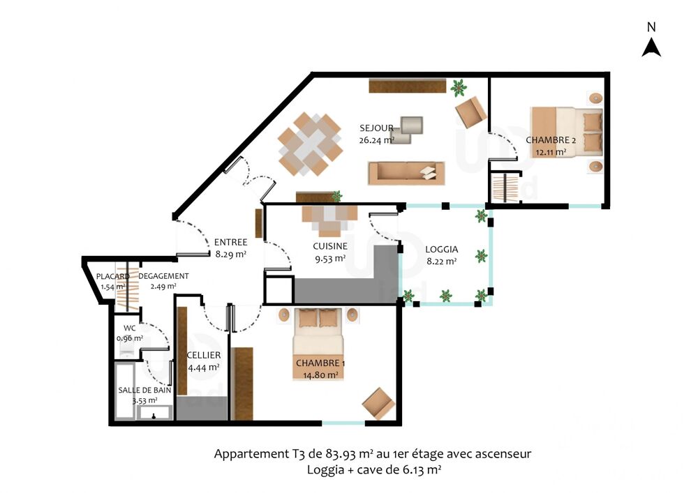 Vente Appartement Vente Appartement 3 pièces Toulouse