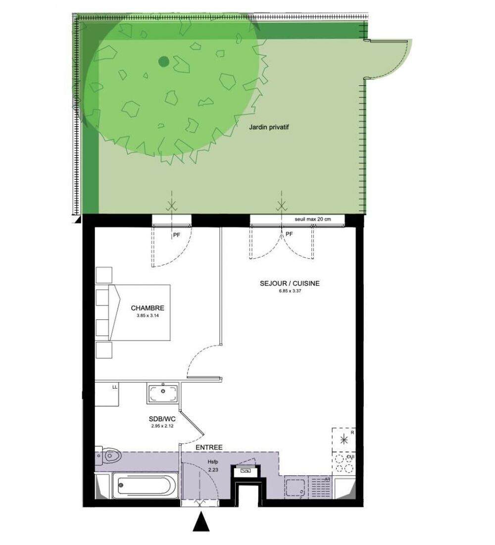 Vente Appartement 2 pièces