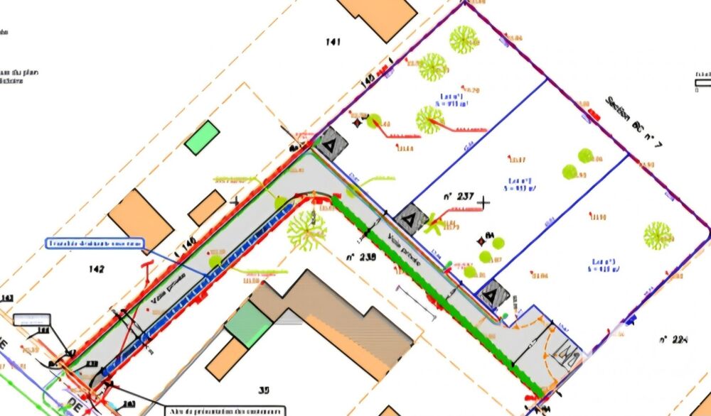 Vente Terrain Vente Terrain 953 m&sup2; Buxerolles