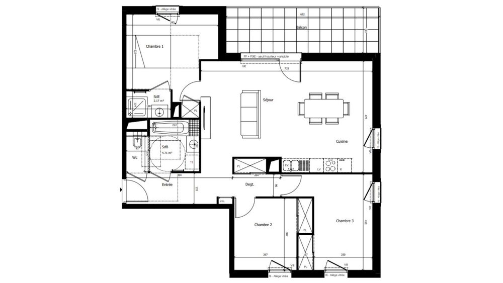 Vente Appartement 4 pièces