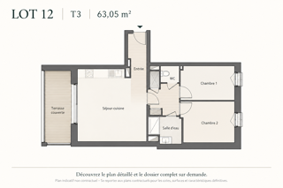 Vente Appartement Appartement T3 neuf-Montgenèvre centre-terrasse-garage Montgenèvre