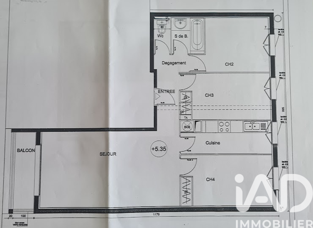 Vente Appartement 4 pièces