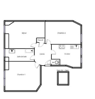  Appartement à vendre 3 pièces 62 m²