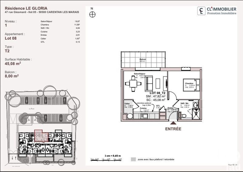 Vente Appartement Vente Appartement 3 pièces Carentan les marais