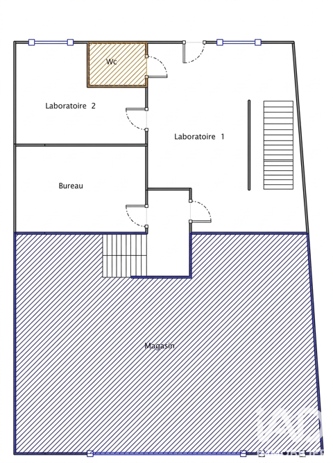   Vente Boutique/Local commercial 127 m&sup2; 
