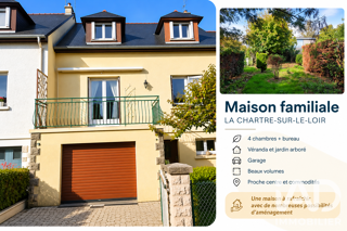 Maison 5 pièces 117 m² · à La Chartre-sur-le-Loir · 117 m² · 109 000 €
