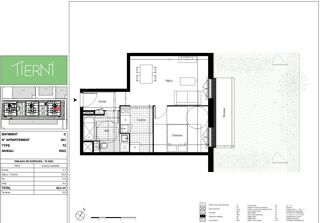  Appartement à vendre 2 pièces 45 m²
