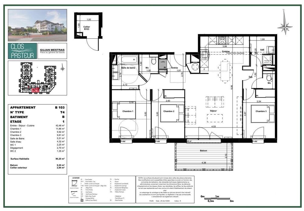 Vente Appartement 4 pièces