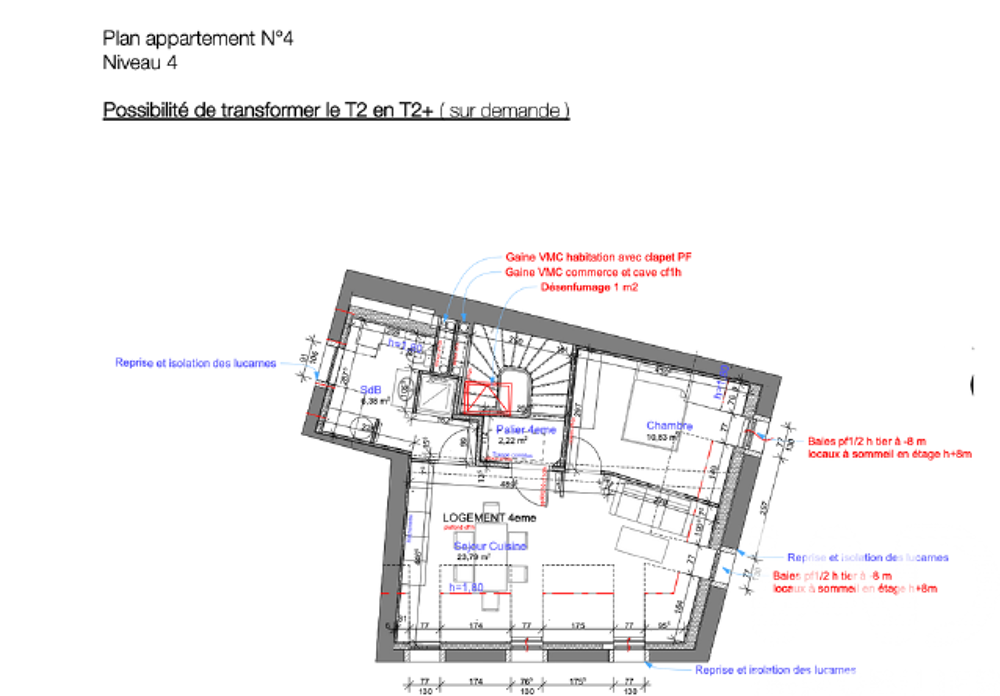 Vente Appartement 2 pièces