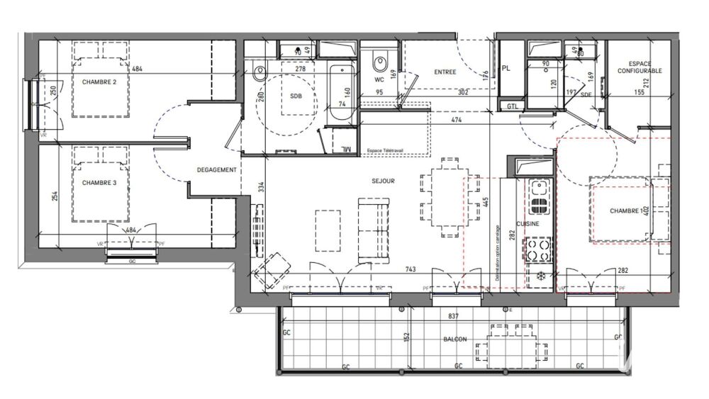 Vente Appartement 4 pièces