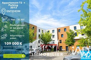  Appartement à vendre 2 pièces 36 m²