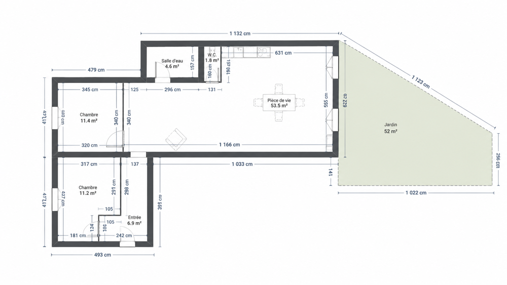 Vente Appartement 3 pièces
