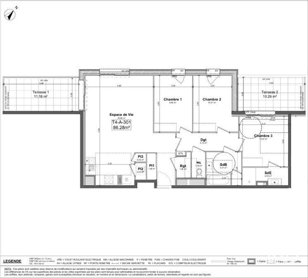 Vente Appartement Vente Appartement 4 pièces Thorigné-fouillard