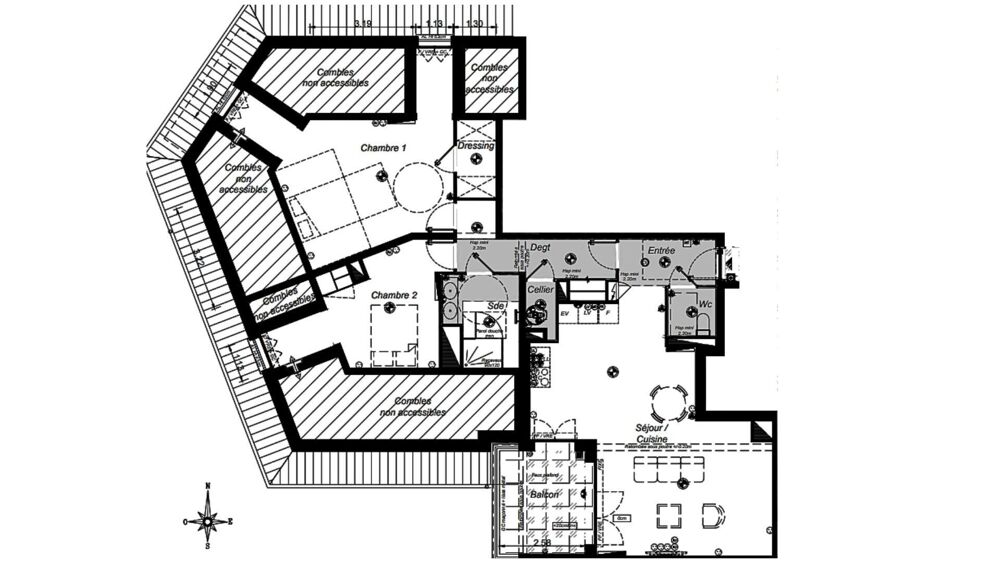 Vente Appartement 3 pièces