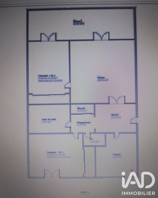  Appartement à vendre 3 pièces 60 m²