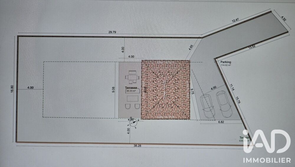 Vente Terrain Vente Terrain à bâtir 643 m&sup2; Peyrolles-en-provence