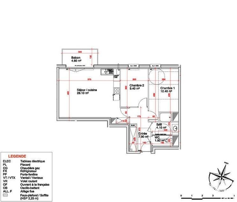 Vente Appartement 3 pièces
