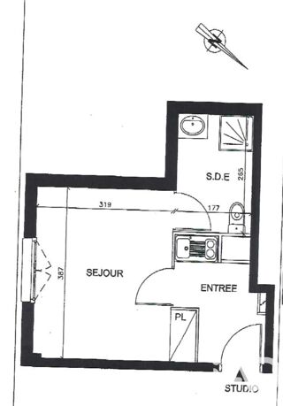  Appartement à vendre 1 pièce 22 m²