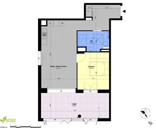  Appartement à vendre 2 pièces 48 m²