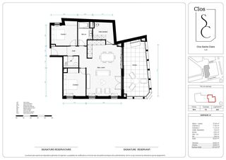  Appartement � vendre 3 pi�ces 82 m�