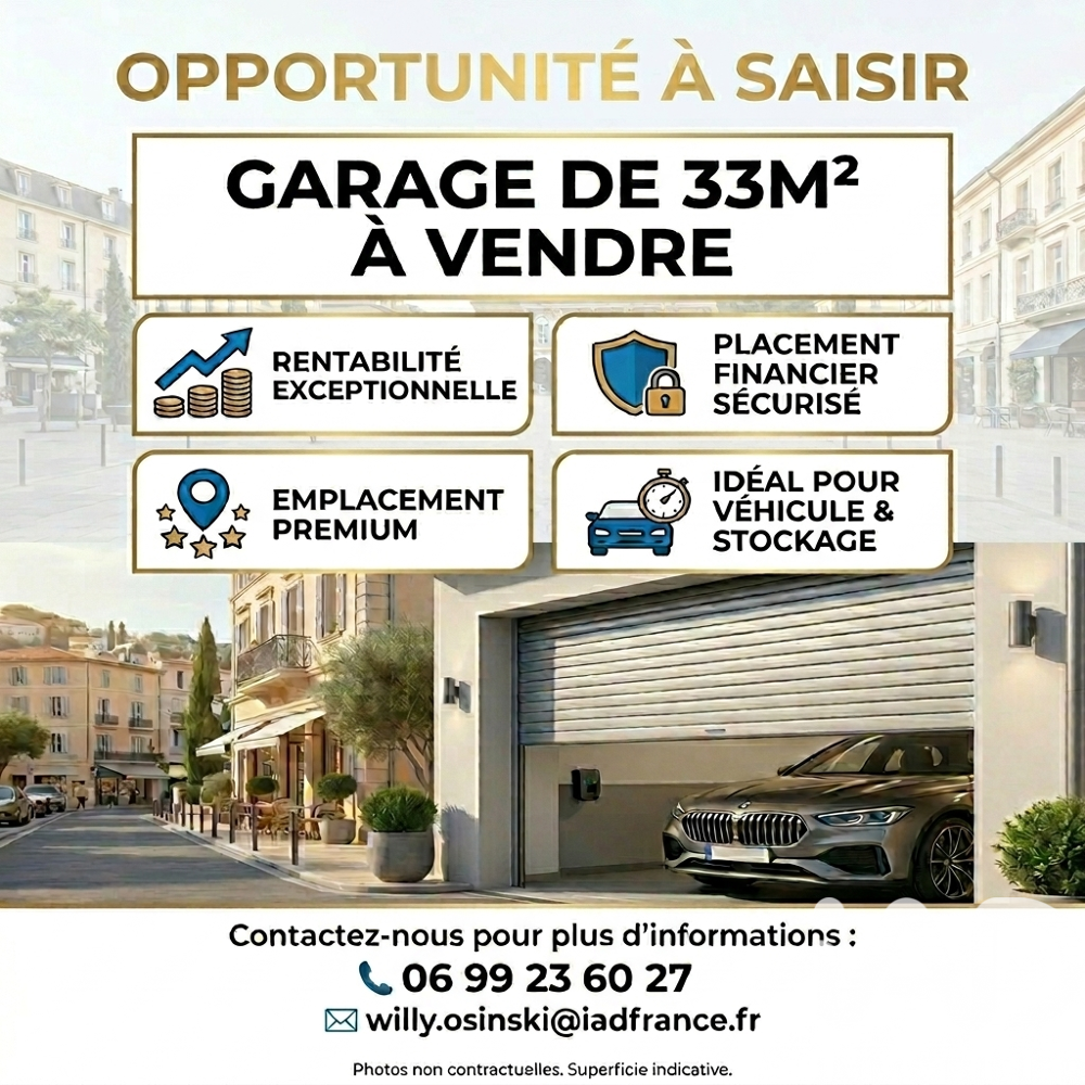 Vente Parking/Garage Vente Garage 33 m&sup2; La seyne-sur-mer