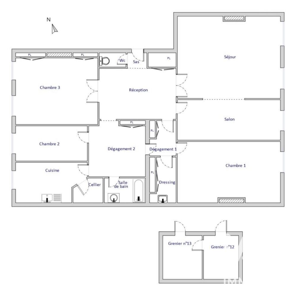 Vente Appartement 5 pièces