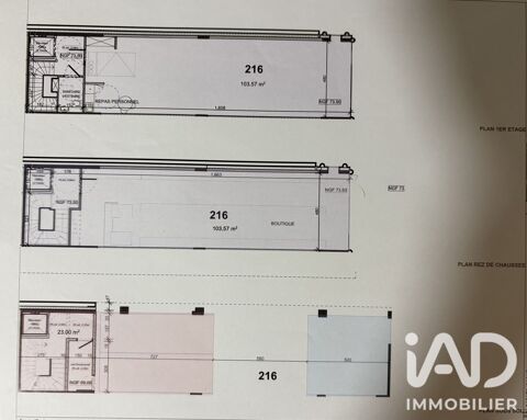   Vente Boutique/Local commercial 204 m&sup2; 