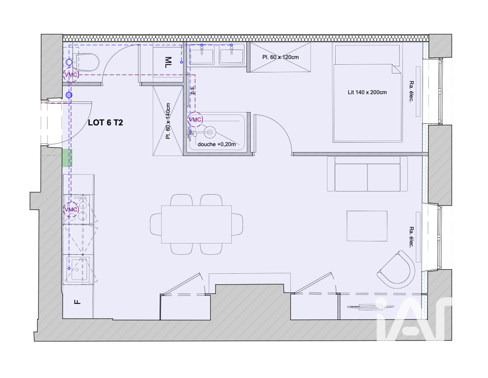 Vente Appartement Vente Appartement 2 pièces Lyon 4