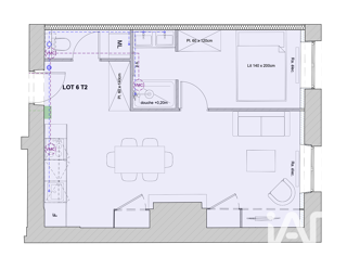  Appartement à vendre 2 pièces 38 m²
