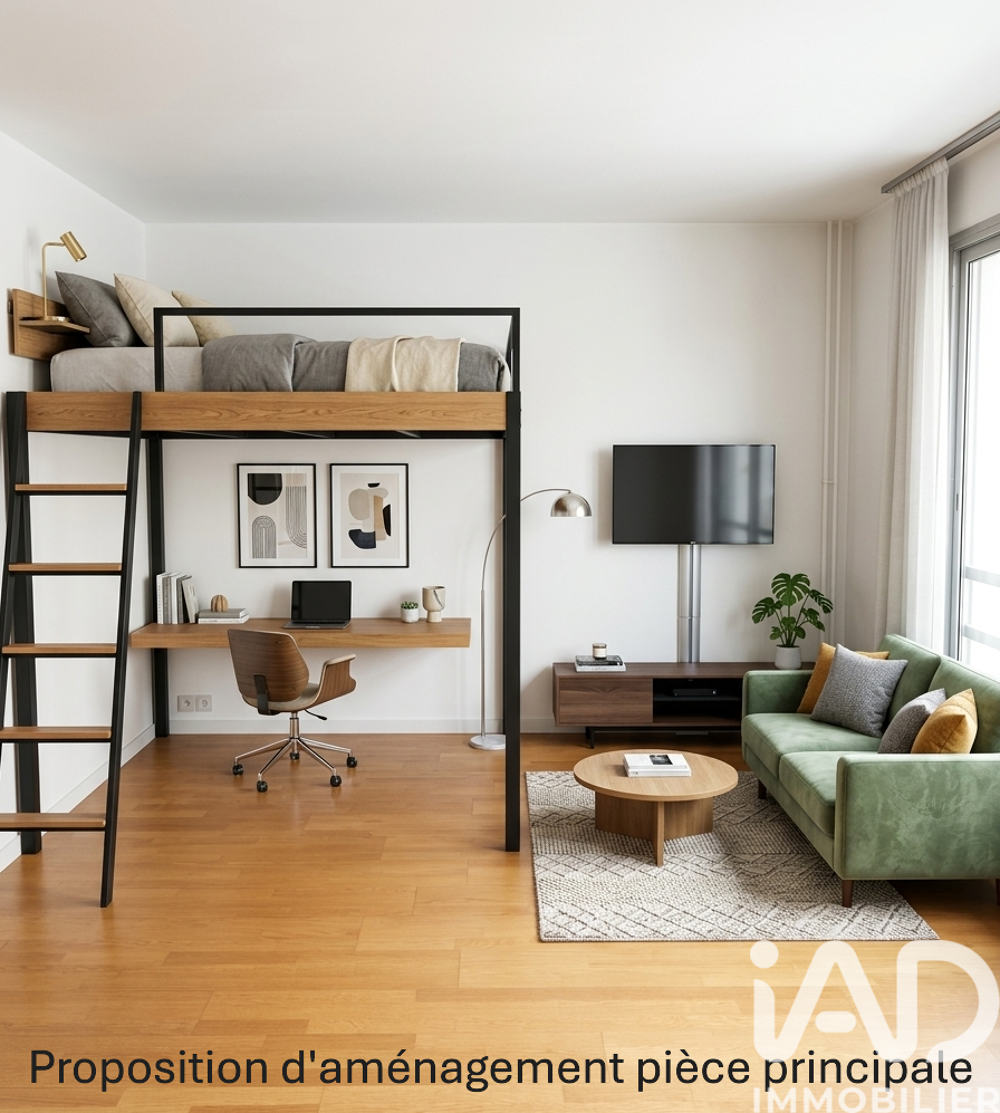 vente Appartement - 1 pièce(s) - 32 m² Paris 17