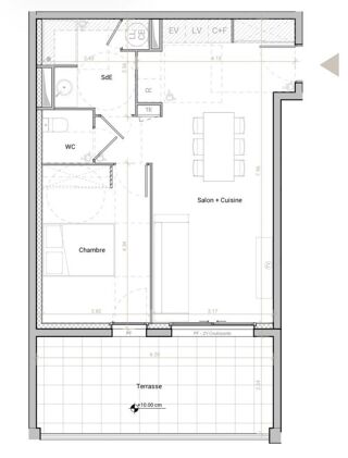  Appartement à vendre 2 pièces 47 m²
